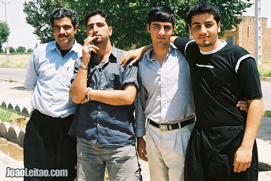 Photo of Iranian Men posing, Iran - Middle East