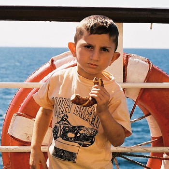 Photo of boy in the Bosphorus strait, Turkey - Europe