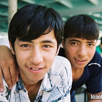 Boys in Bulhara, Uzbekistan - Central Asia