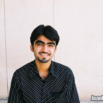 Iranian Man dressed in Black, Iran - Middle East