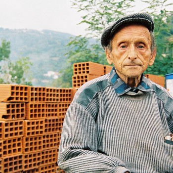 Photo of construction worker in Tetovo, Sar Planina Mountains, Macedonia - Eastern Europe