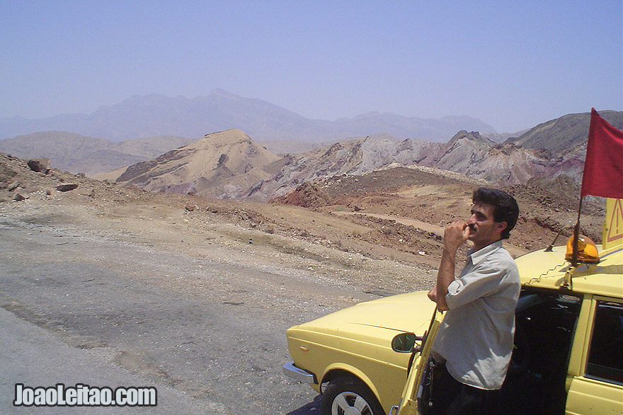 Photo of Man waiting for truck to arrive in Zagros Moutains, Iran - Middle East