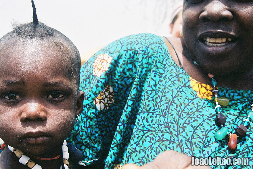 Photo of Mother and child in village near Mali border, Senegal