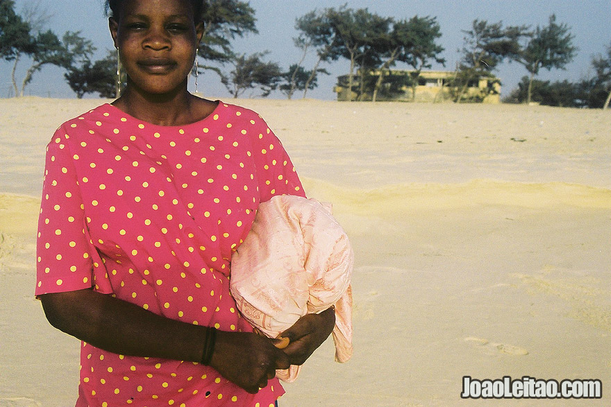 Photo of Woman in Saint-Louis Beach, Senegal - West Africa